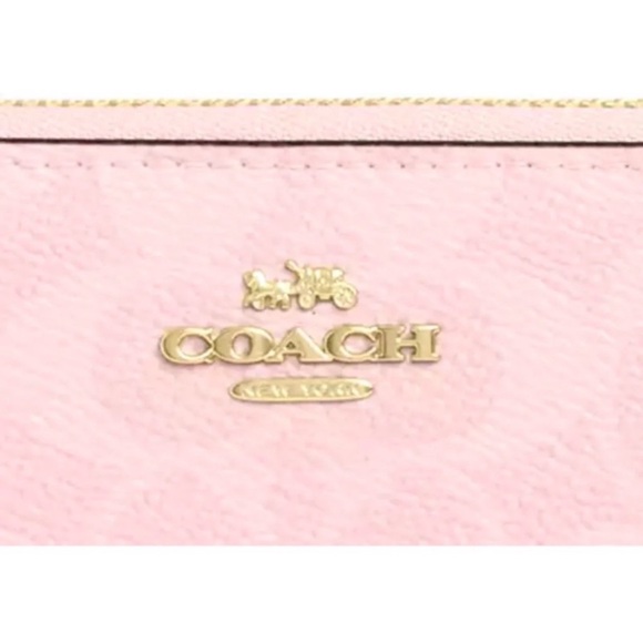 🎀NWT~COACH Long Zip Around Wallet In Signature Canvas🎀 - Picture 6 of 7